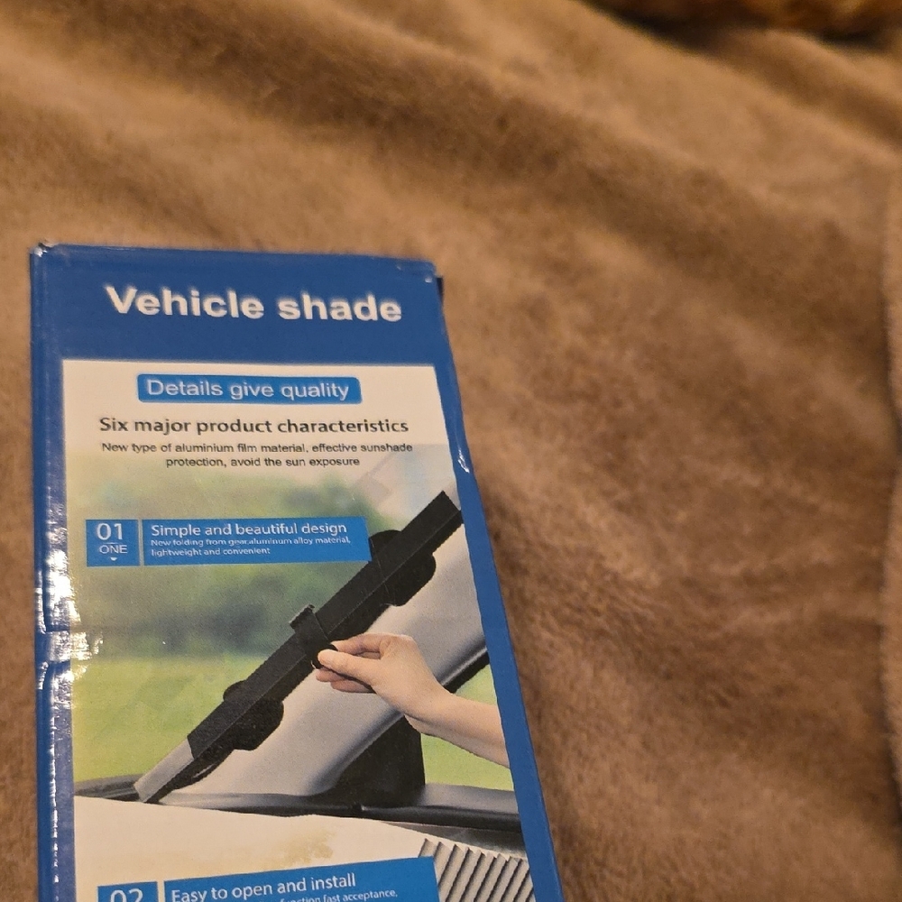 Blue Vehicle Shade - Picture 4 of 9